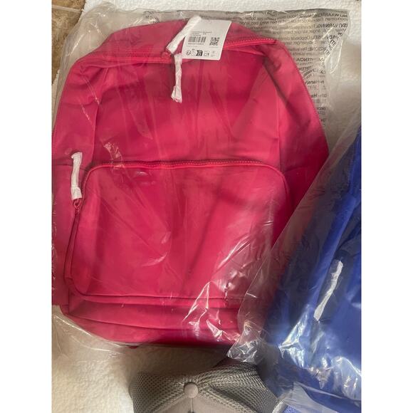 Lululemon Everywhere Backpack 22L Lot 2 NWT Blue Pink + Hat Headband main image 12